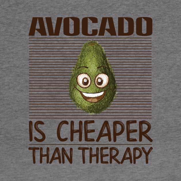 Funny Avocado TShirt by karolynmarie